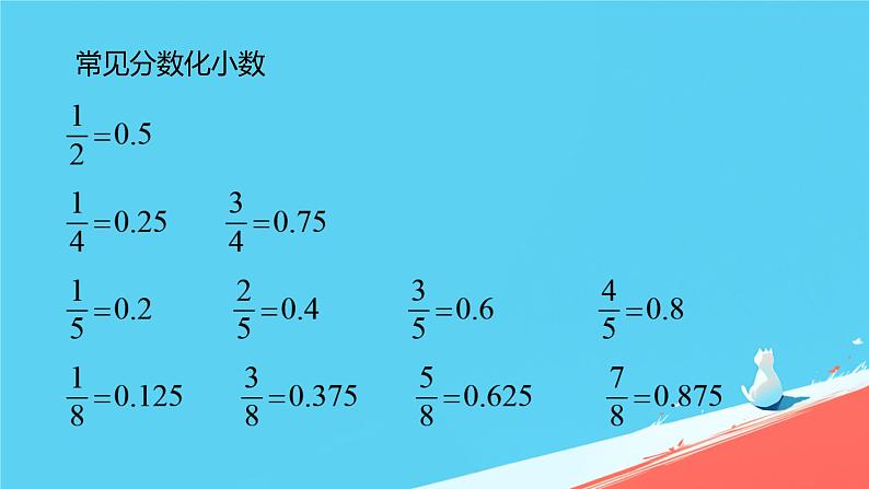 人教版小学五年级数学下册分数与除法本单元综合课件07