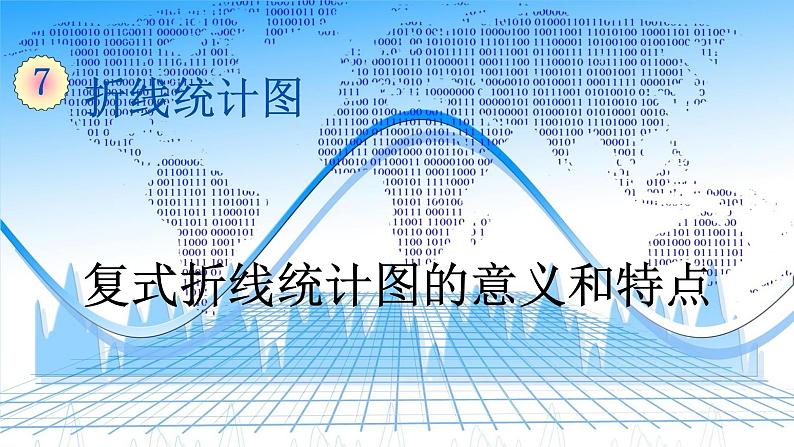 人教版小学五年级数学下册折线统计图(1)课件第1页