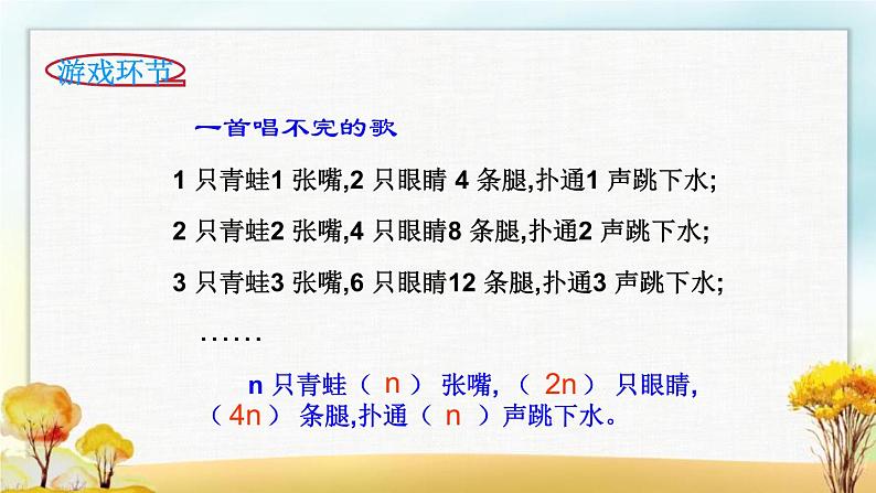 北师大版六年级数学下册总复习数与代数探索规律课件第2页