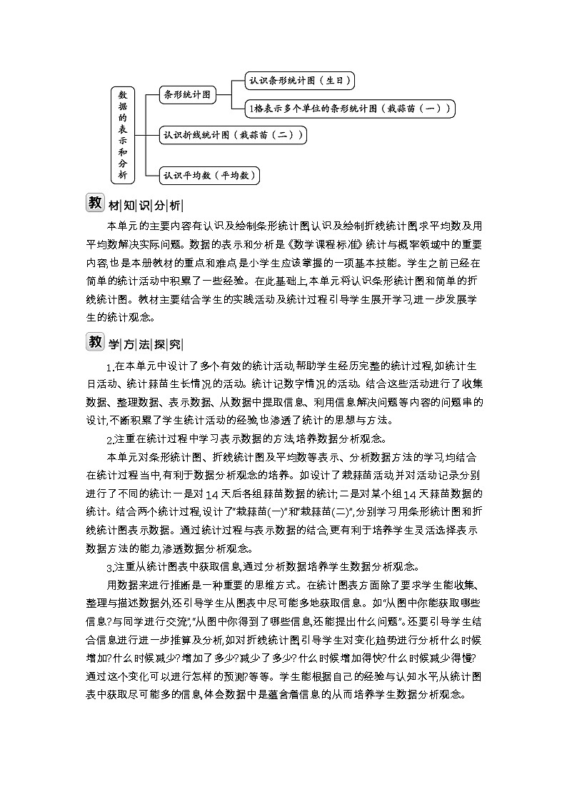 北师大版四年级数学下册第6单元数据的表示和分析课时教案第2页