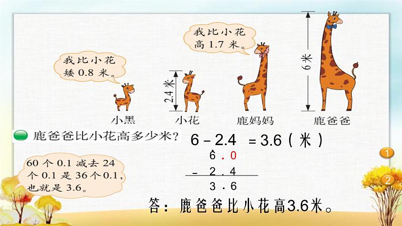 北师大版四年级数学下册第1单元第6课时比身高课件第4页