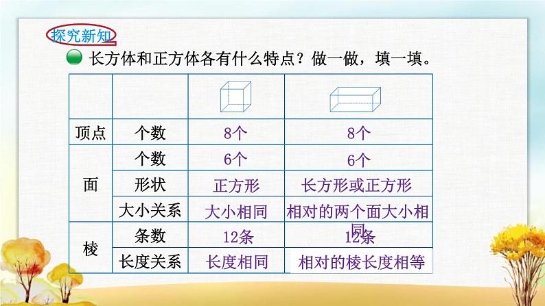 北师大版五年级数学下册第2单元第1课时长方体的认识课件第5页