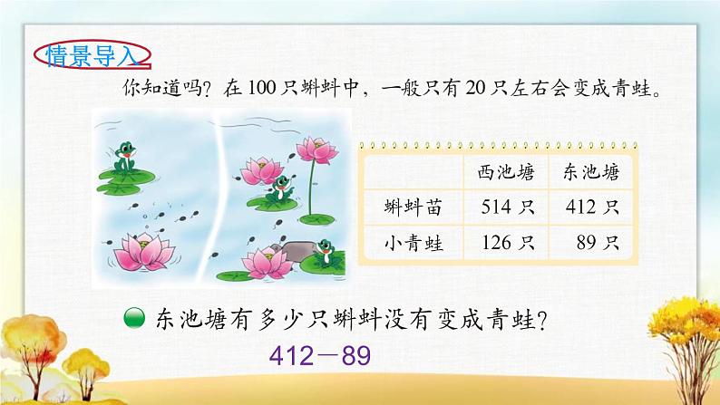 北师大版二年级数学下册第5单元第5课时小蝌蚪的成长课件第2页