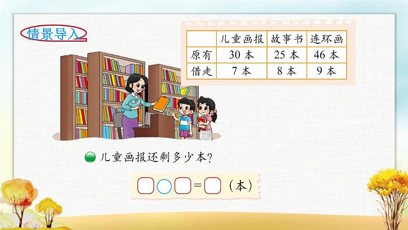 北师大版一年级数学下册第6单元第3课时阅览室课件02