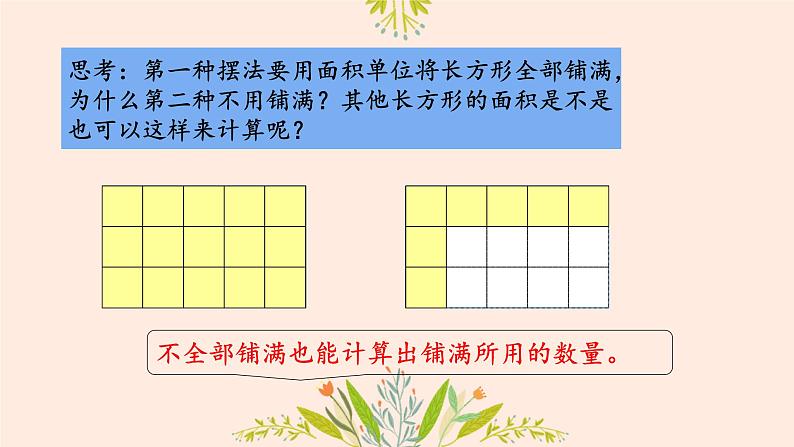 长方形、正方形面积的计算 课件 小学数学人教版三年级下册08