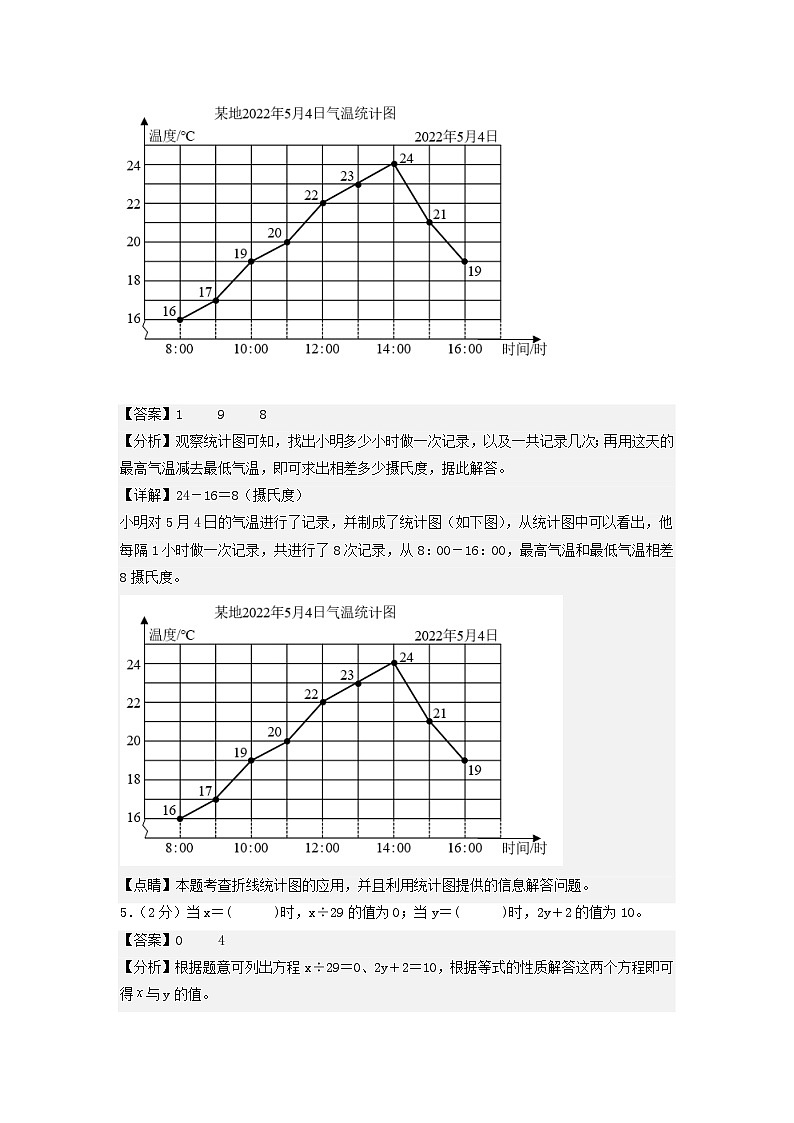 2023-2024学年（苏教版）五年级数学下学期中测试卷（提高卷02）（参考解析）第3页