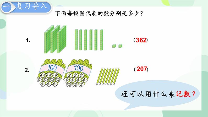 1000以内的数的认识 课件 小学数学人教版二年级下册第1页