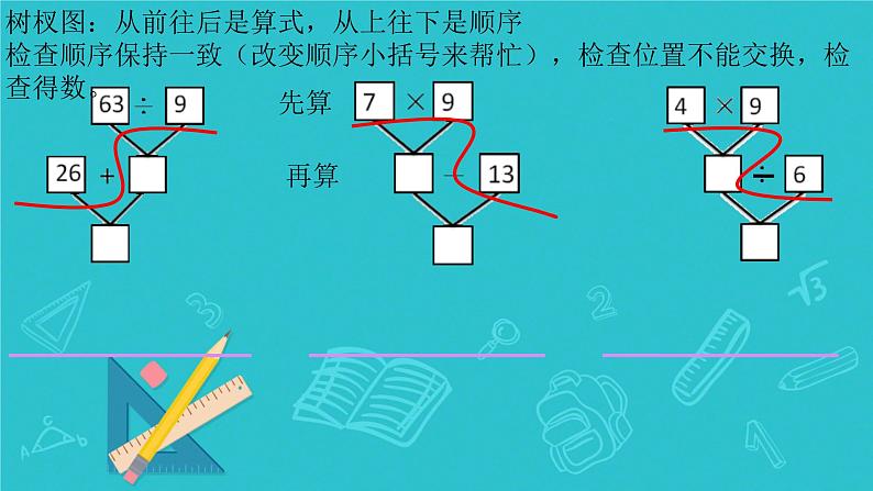 人教版小学二年级数学下册 混合运算 （整理与复习2）课件08