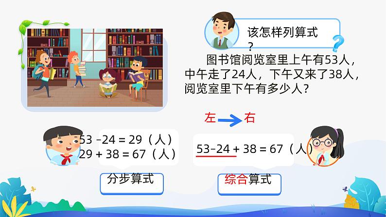 人教版小学二年级数学下册 混合运算 （脱式计算）课件03