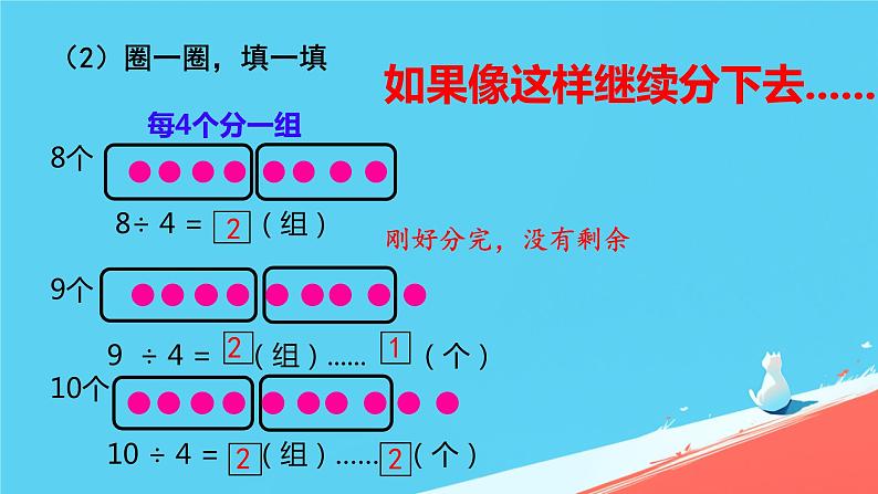 人教版小学二年级数学下册 有余数的除法（3）课件06