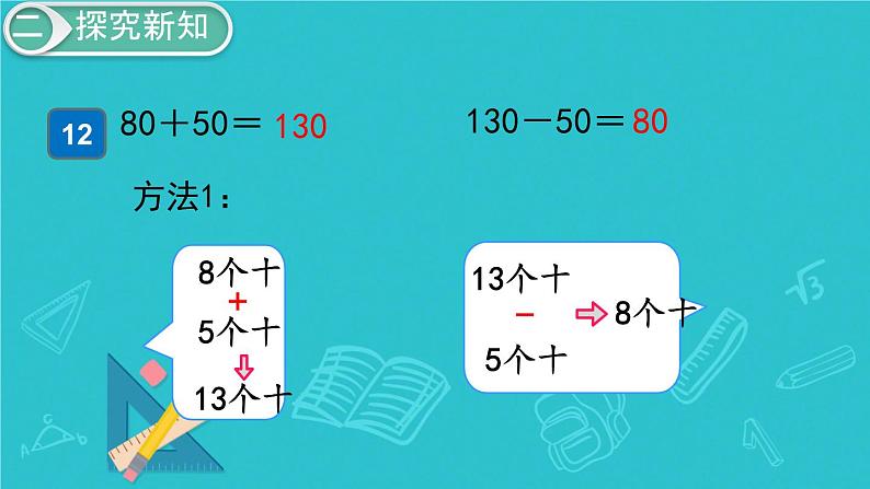 人教版小学二年级数学下册 万以内数的认识 （第11课时  整百、整千数加减法）课件07