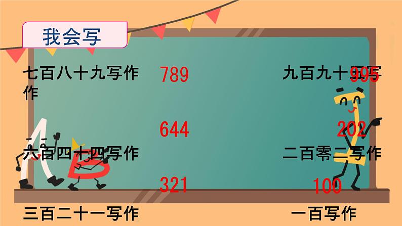 人教版小学二年级数学下册 万以内数的认识 （万以内数的读写）课件04