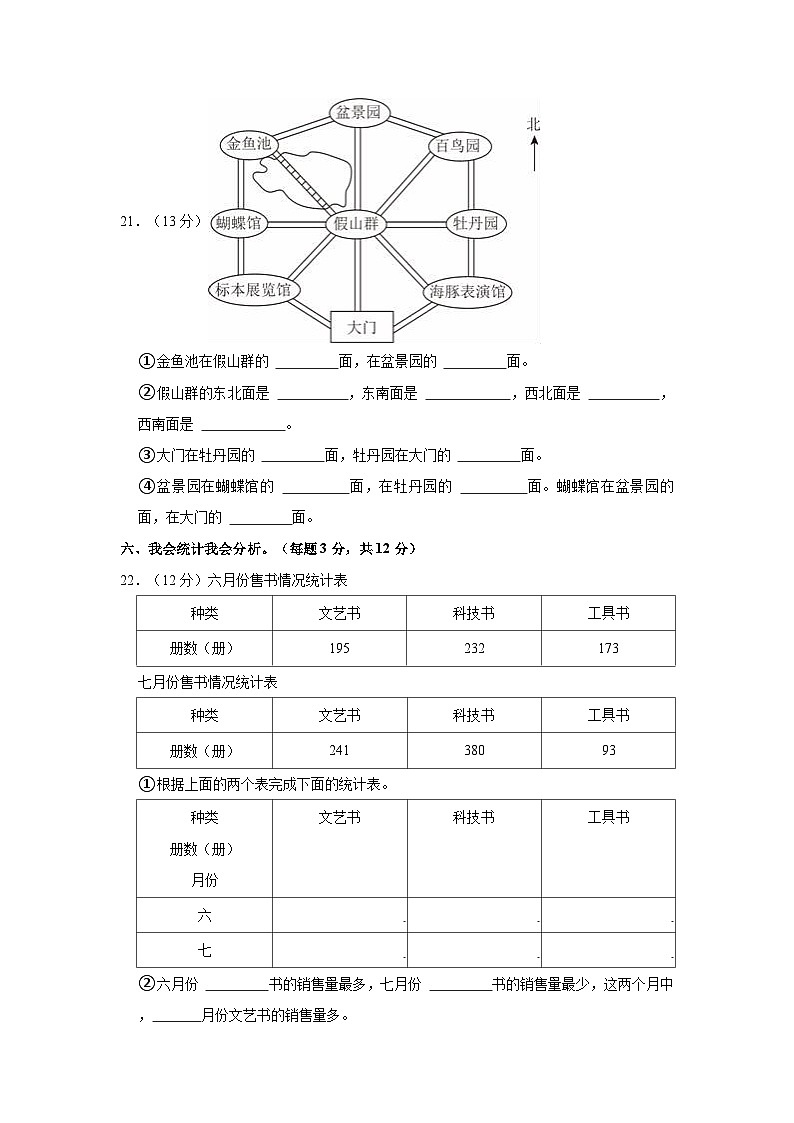2021-2022学年福建省漳州市台商投资区三年级（下）期中数学试卷第3页