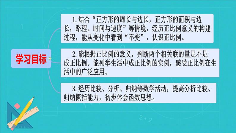 正比例 课件 小学数学北师大版六年级下册第2页