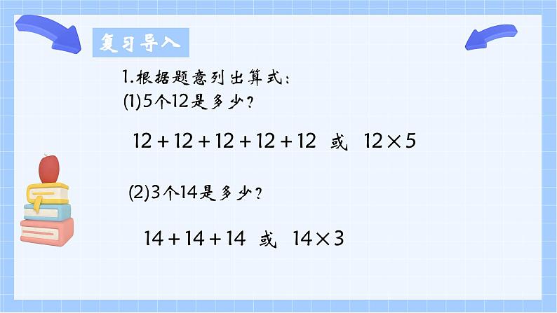 青岛版小学数学六年级上册第一单元第一课时分数乘整数 课件第3页