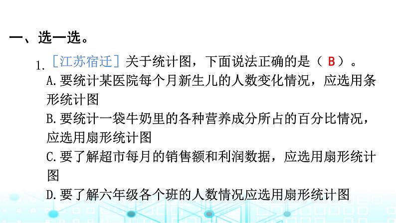 小升初数学总复习统计与概率专题小测课件第2页