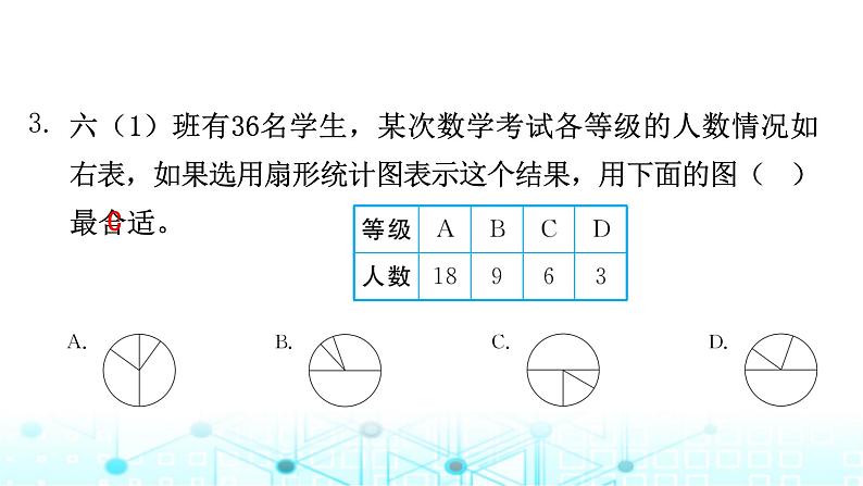 小升初数学总复习统计与概率专题小测课件第4页