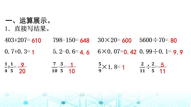 河南省郑州市惠济区六年级下册数学期末学业水平测试课件第1页