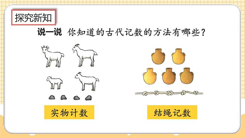 人教版数学四年级上册1.9《数的产生》课件+教案+练习03