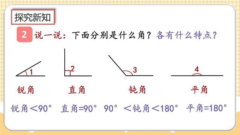 人教版数学四年级上册3.3《角的分类》课件+教案+练习06