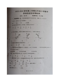 山东省德州市乐陵市梦之家学校2023-2024学年五年级下学期期中考试数学试题