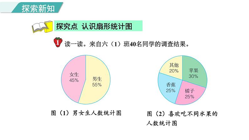 7.1 扇形统计图 第1课时 认识扇形统计图（课件）2023-2024学年冀教版数学六年级上册02