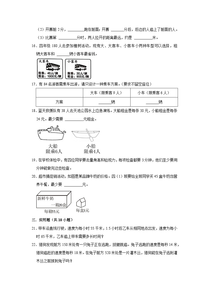 六年级下册小升初数学高频考点专项培优卷专题17：追及问题（提高卷）（附参考答案）第3页