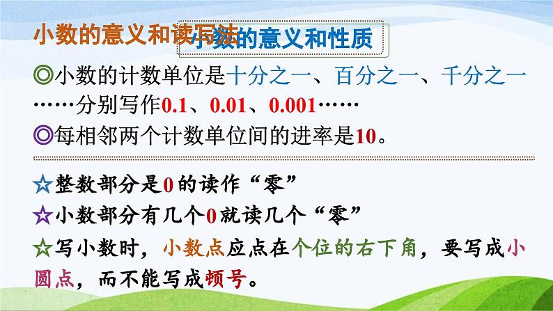 总复习练习二十五（课件）-2023-2024学年四年级下册数学人教版07