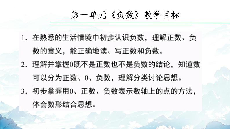 总复习解读第一单元《负数》（课件）-六年级下册数学人教版第5页
