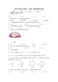 2024年度六年级（下册）数学期末试卷及详细答案解析100