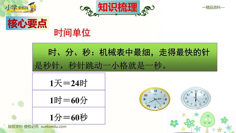 人教版三年级数学上册期末检测考前高效培优知识梳理总复习（整理与复习课件）第7页