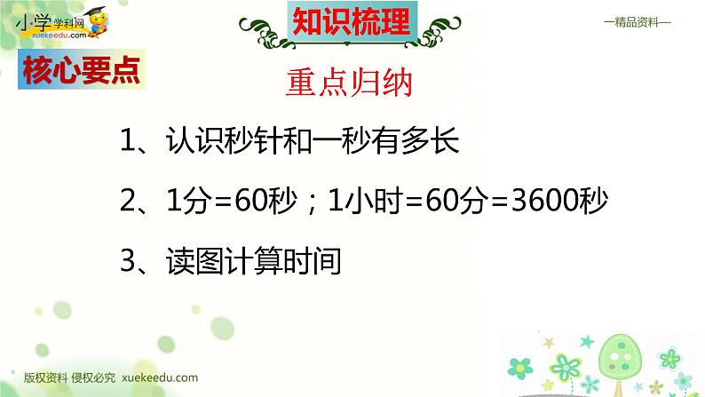 人教版三年级数学上册期末检测考前高效培优知识梳理总复习（整理与复习课件）第8页