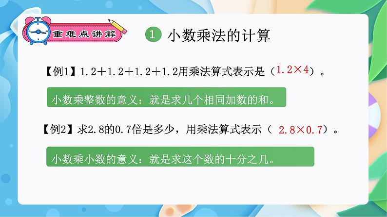 小数乘法（复习课件）-五年级数学期末核心考点集训（人教版）第4页