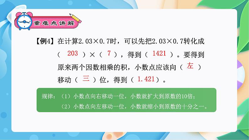 小数乘法（复习课件）-五年级数学期末核心考点集训（人教版）第8页