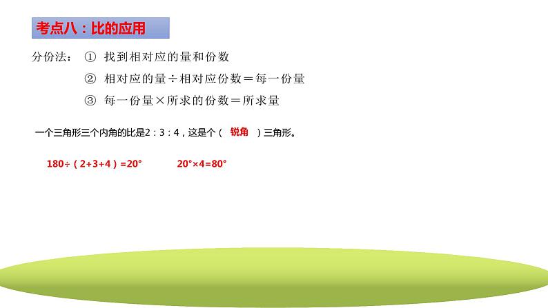 期末知识点考点总复习（一）（课件）人教版六年级上册数学第7页