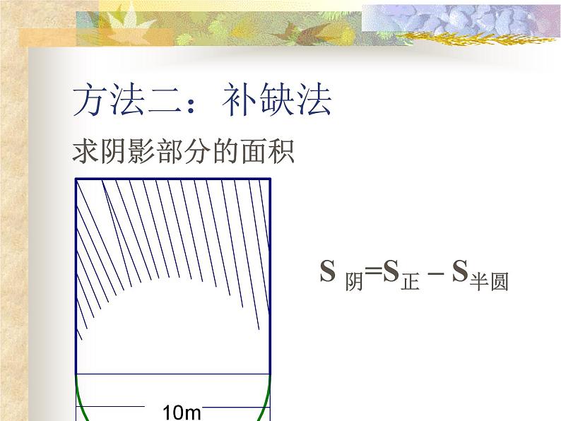 组合图形的周长与面积（课件）-六年级上册数学人教版05