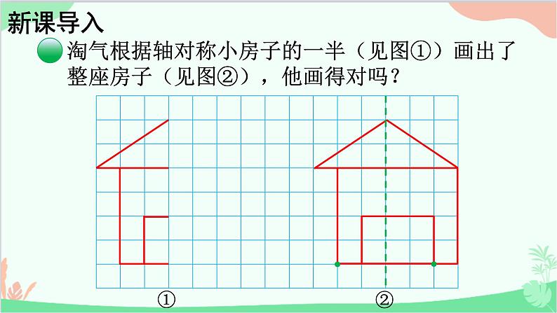 北师大版数学五年级上册 二 轴对称和平移-第2课时 轴对称再认识（二）课件02