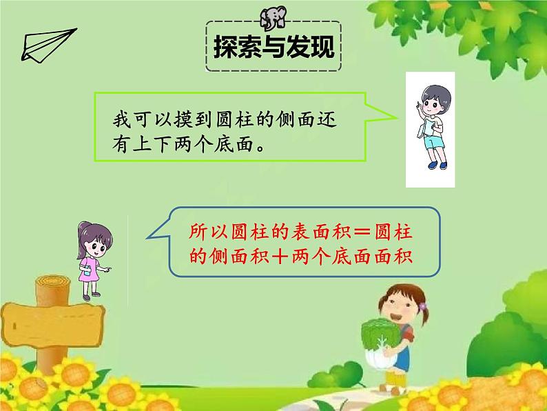 北师大版数学六年级下册 第一单元 圆柱与圆锥-第二课时 圆柱的表面积课件08