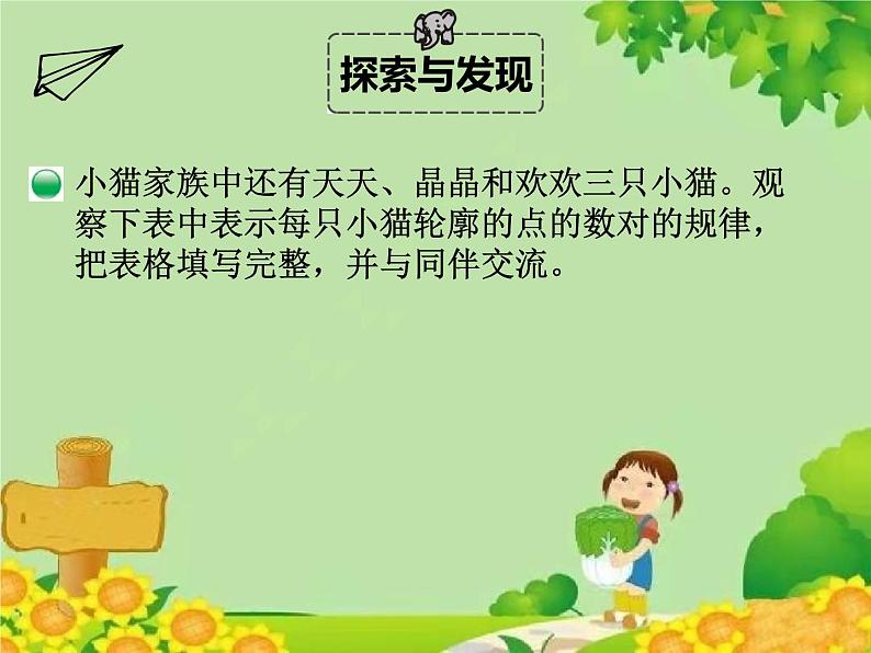 北师大版数学六年级下册 数学好玩-第三课时 可爱的小猫课件第6页