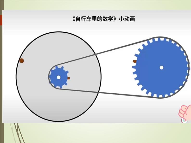 人教版数学六年级下册《自行车里的数学》课件06