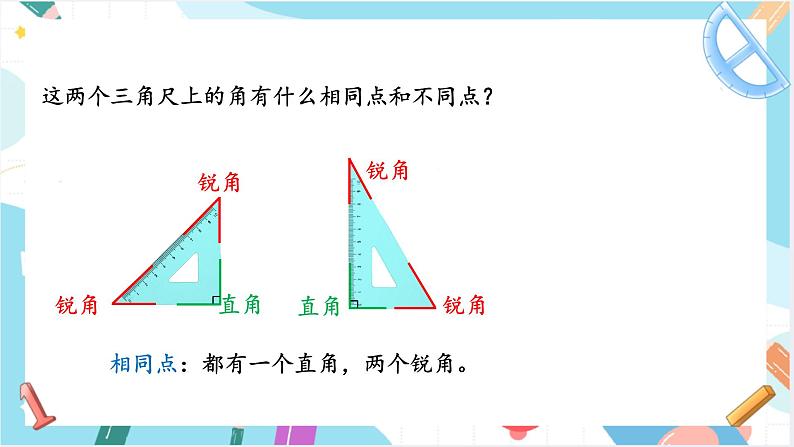 人教版小学数学二上 第4课时 用三角尺拼角 课件07