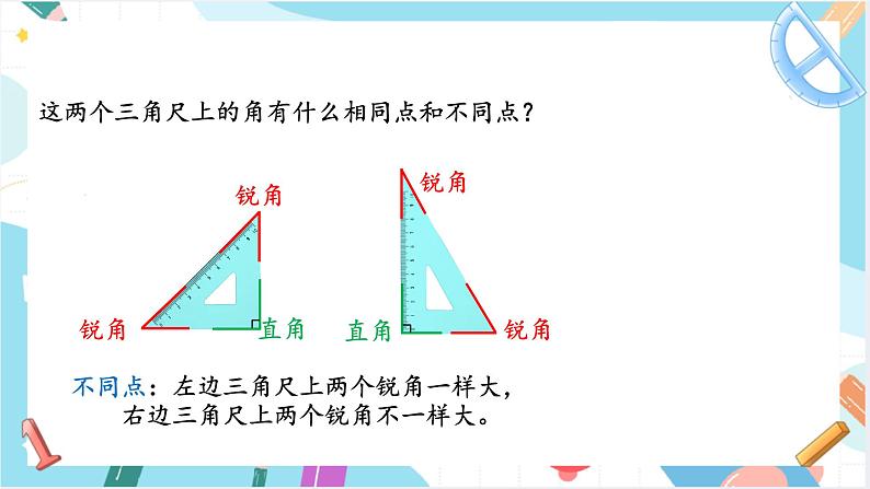 人教版小学数学二上 第4课时 用三角尺拼角 课件08