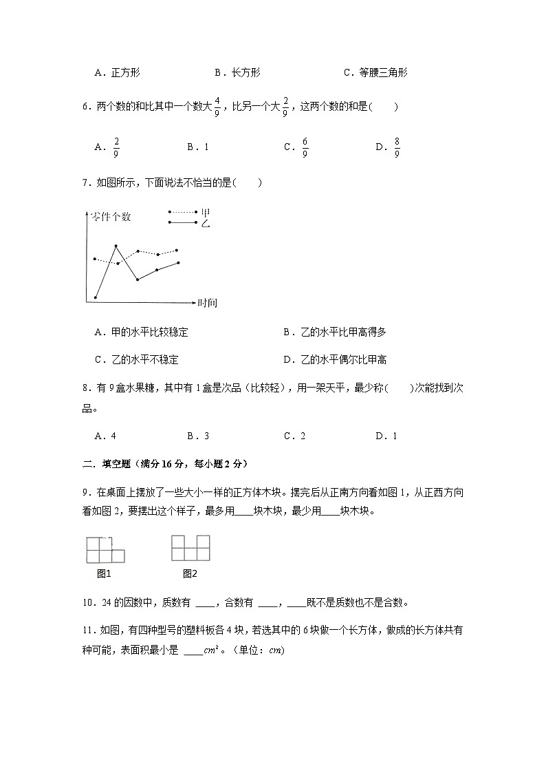 【期末易错笔记】五年级数学下册期末考试综合测评历年高频考点01第2页