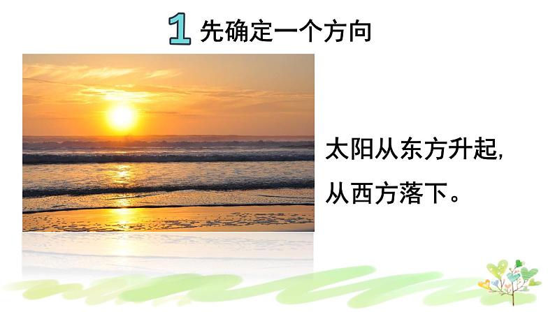 西师大版三年级数学上册课件 3.1.2 认识东、南、西、北（2）05