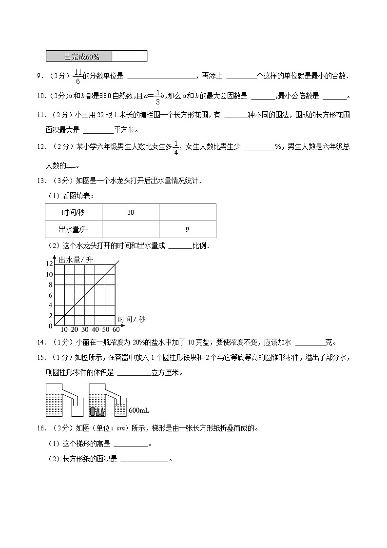 江苏省常州市武进区2021-2022学年六年级下学期期末数学试卷02