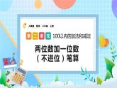 人教版数学二上 2.1.1《两位数加一位数（不进位）笔算》课件+教案+课后练习