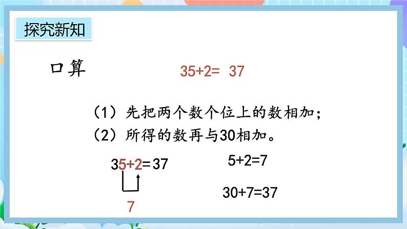 人教版数学二上 2.1.1《两位数加一位数（不进位）笔算》课件+教案+课后练习06