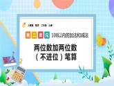 人教版数学二上 2.1.2《两位数加两位数（不进位）笔算》课件+课后练习