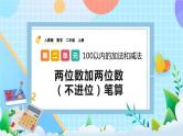 人教版数学二上 2.1.2《两位数加两位数（不进位）笔算》课件+课后练习