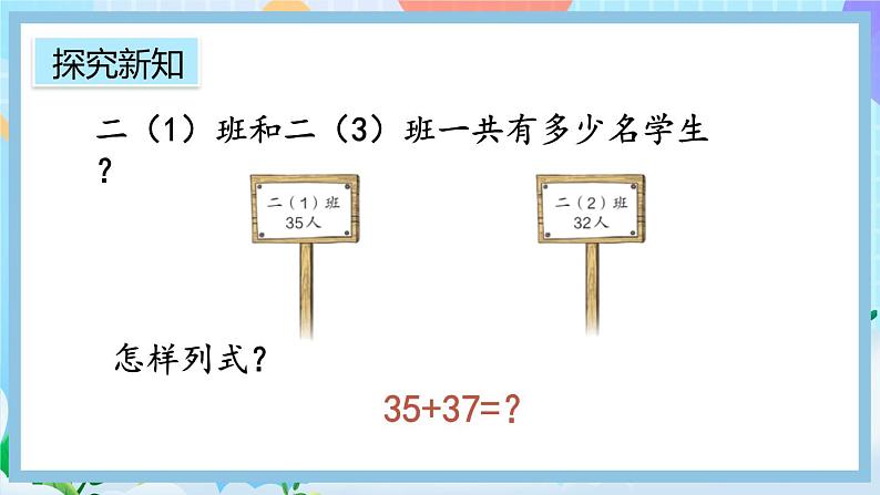 人教版数学二上 2.1.3《两位数加两位数（进位）笔算》课件+教案+课后练习05